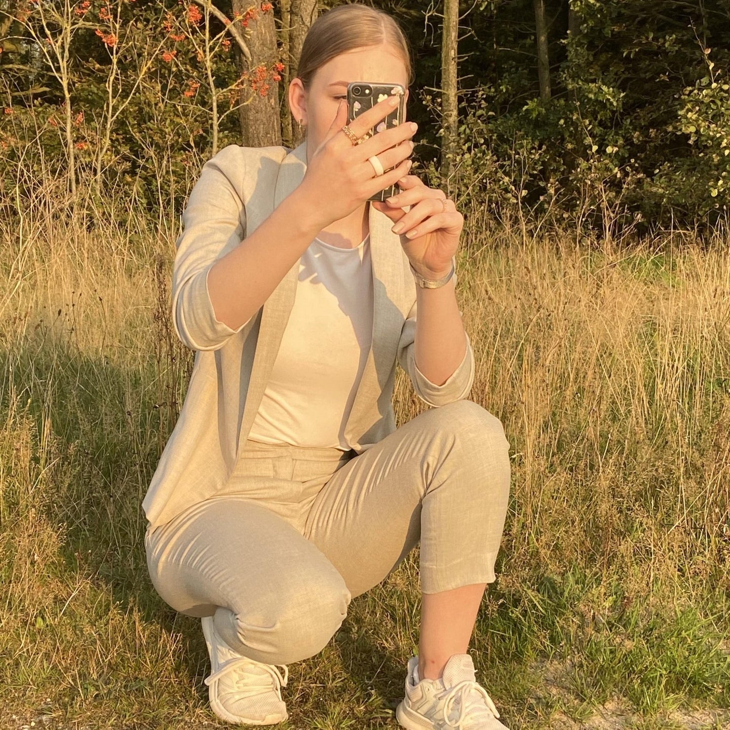 Chunky Hvid Dame Silikonering - NewRing - Silikonering i farverne: sort ring, hvid ring, lyserød ring, blå ring, grå ring i typerne: blød ring, herre ring, dame ring