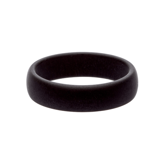 Classic Sort Dame Silikonering - NewRing - Silikonering i farverne: sort ring, hvid ring, lyserød ring, blå ring, grå ring i typerne: blød ring, herre ring, dame ring