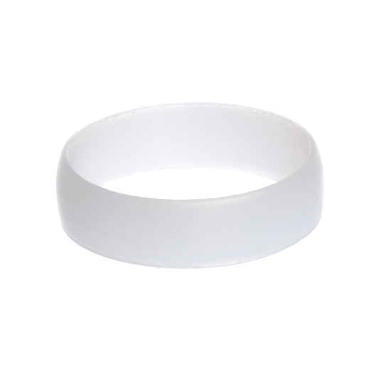 Metallic Elfenben Dame Silikonering - NewRing - Silikonering i farverne: sort ring, hvid ring, lyserød ring, blå ring, grå ring i typerne: blød ring, herre ring, dame ring