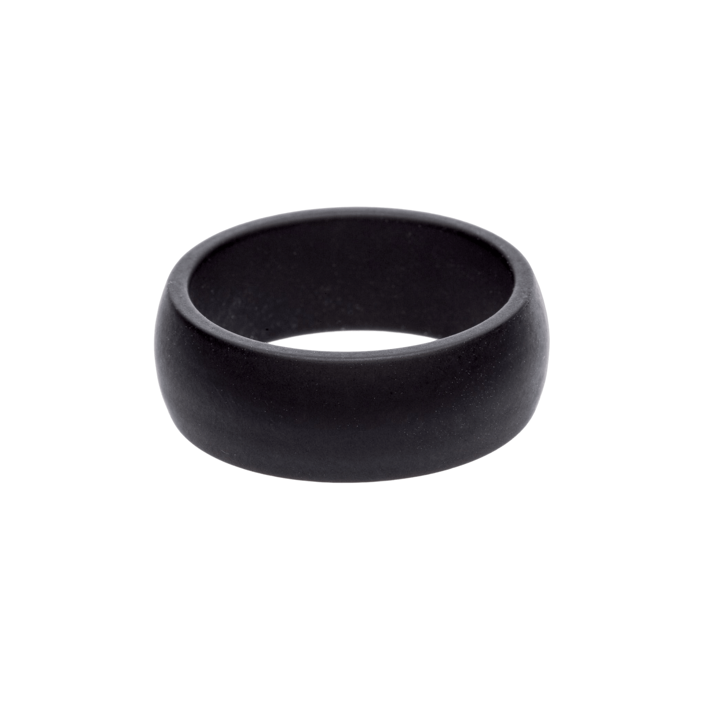 Chunky Sort Dame Silikonering - NewRing - Silikonering i farverne: sort ring, hvid ring, lyserød ring, blå ring, grå ring i typerne: blød ring, herre ring, dame ring